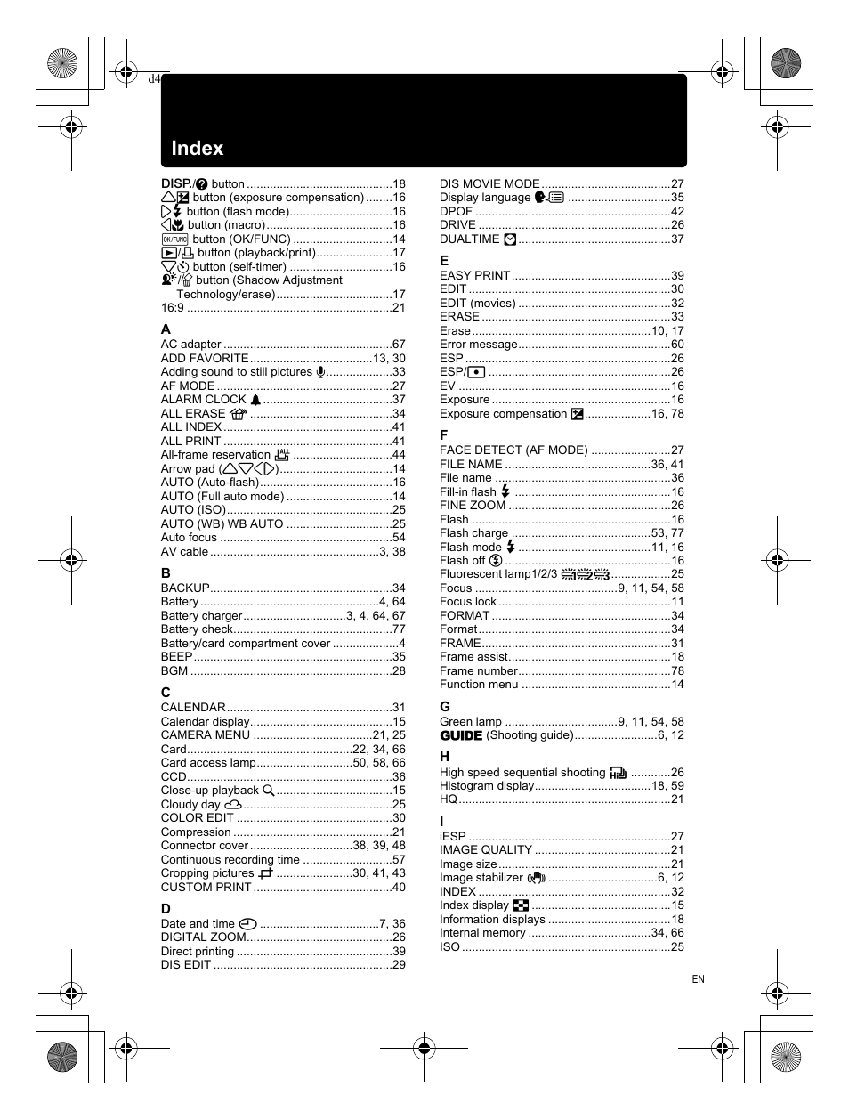 Index, 79 index | Olympus 1200 User Manual | Page 79 / 84