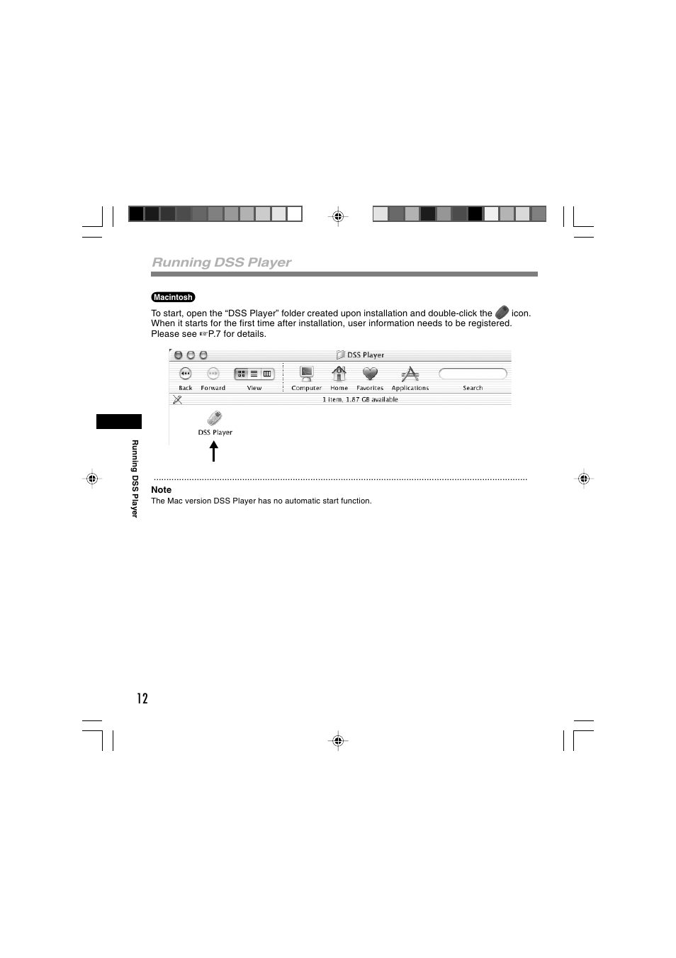 Running dss player | Olympus AS-2300 User Manual | Page 12 / 20
