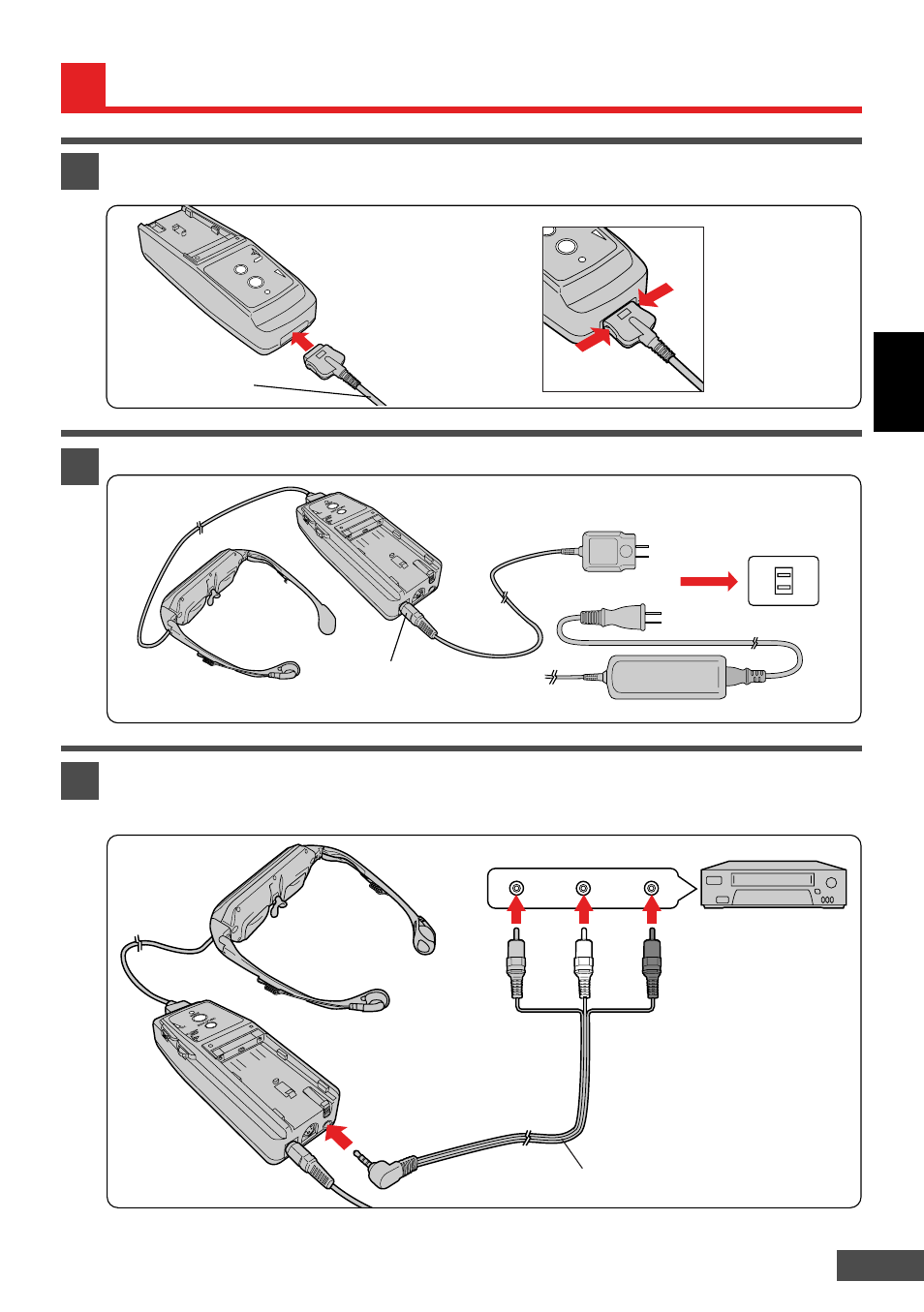 Connections, E-11 | Olympus EYETREK FMD-150W-US User Manual | Page 11 / 31