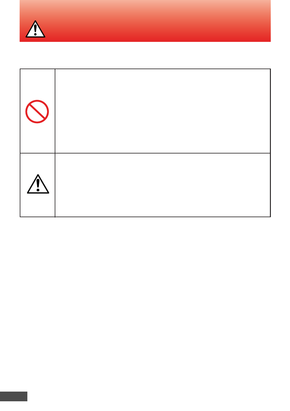 Warning, For your safety | Olympus EYETREK FMD-150W-US User Manual | Page 6 / 31