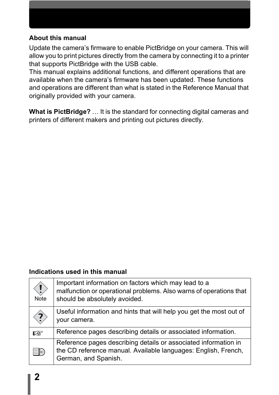 Olympus 400 User Manual | Page 2 / 20