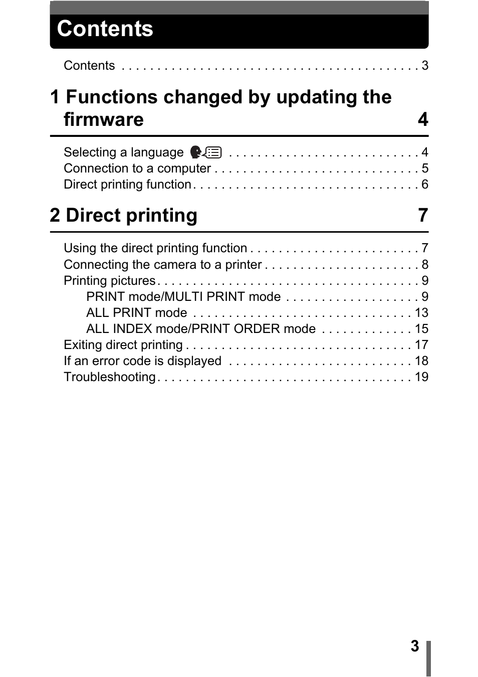 Olympus 400 User Manual | Page 3 / 20