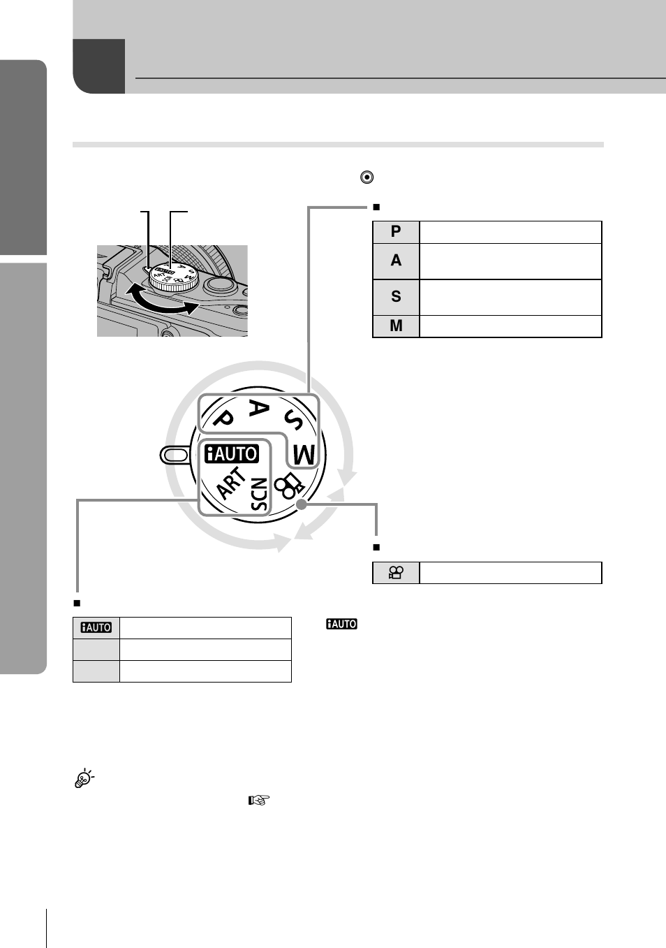 Camera controls, Basic guide, Names of parts and functions | Mode dial | Olympus E-P3 User Manual | Page 10 / 127