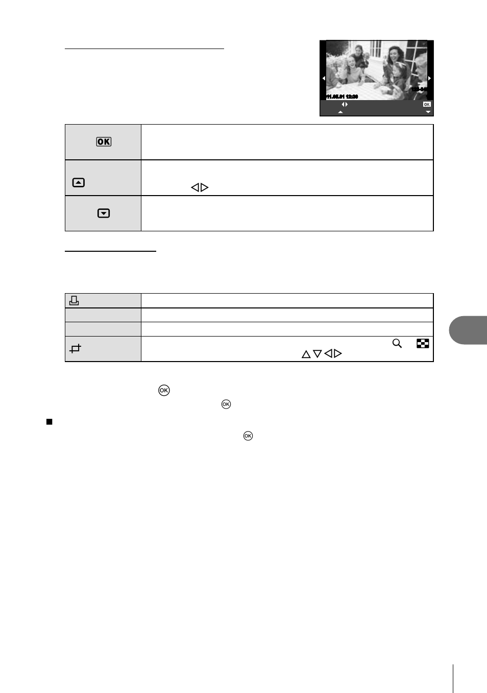 Printing pictures | Olympus E-P3 User Manual | Page 79 / 127