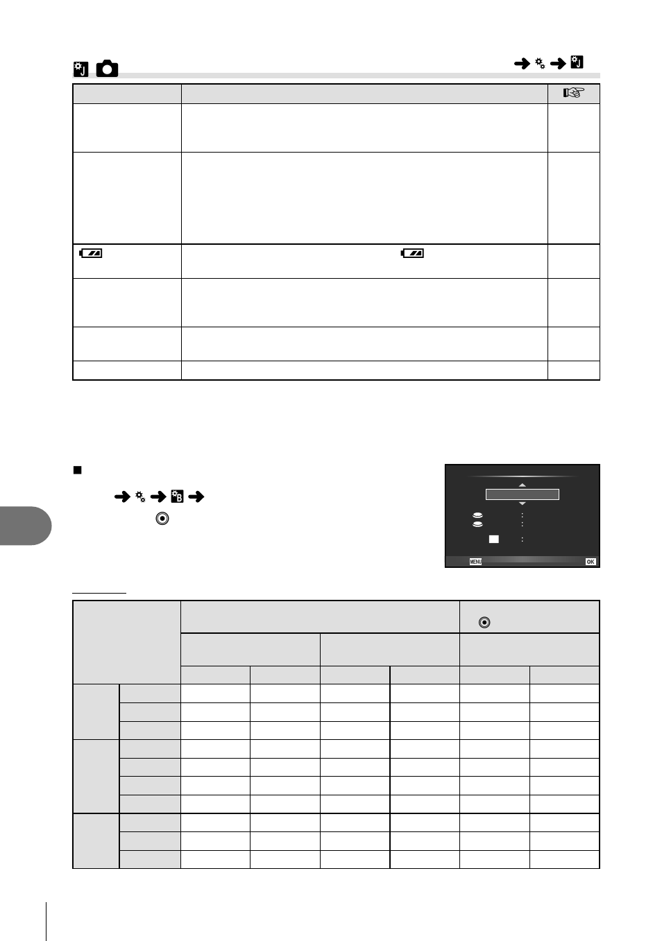 B k utility, Customizing camera settings, 88 en | Olympus E-P3 User Manual | Page 88 / 127