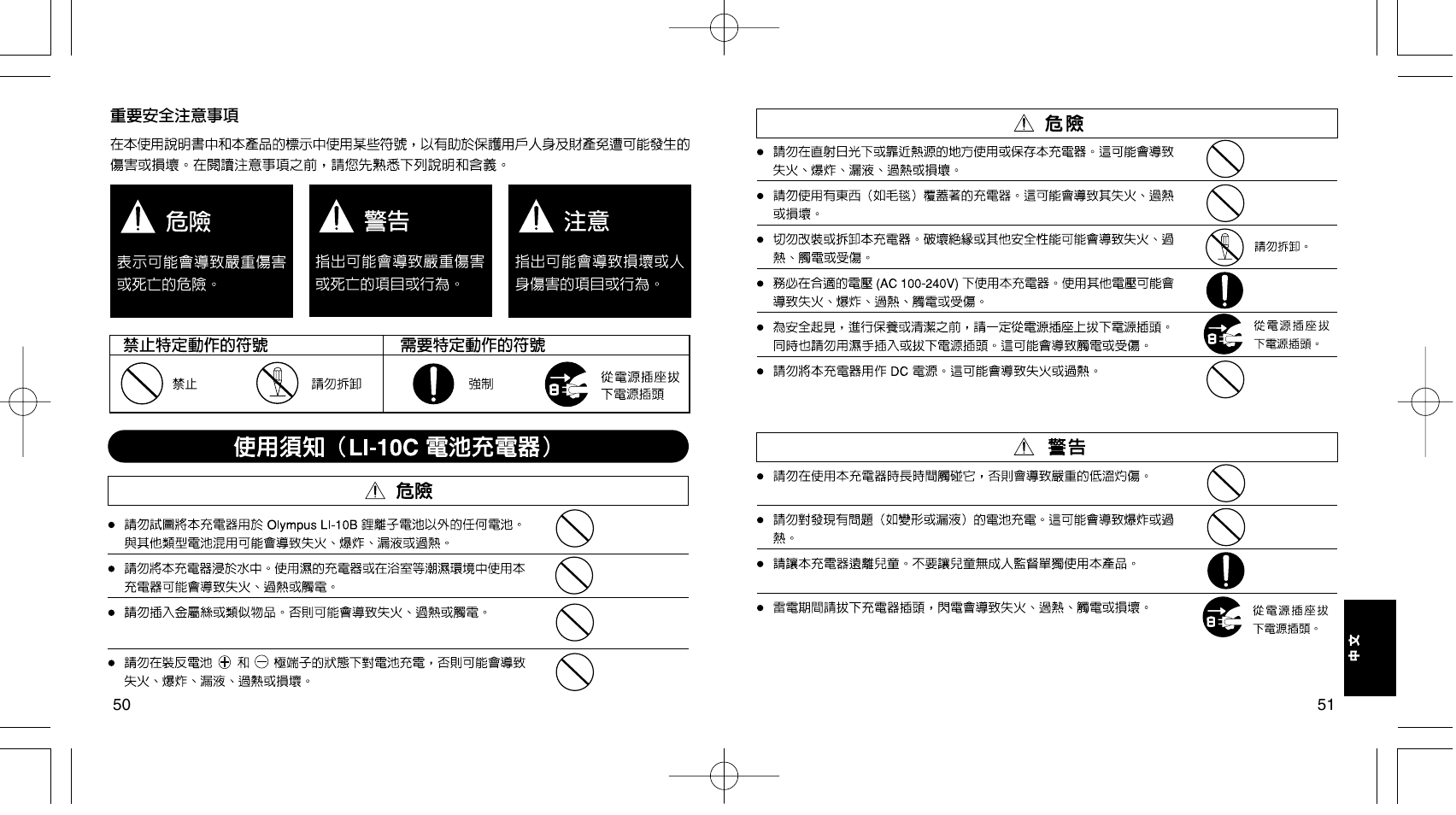 Olympus LI 10C User Manual | Page 30 / 35