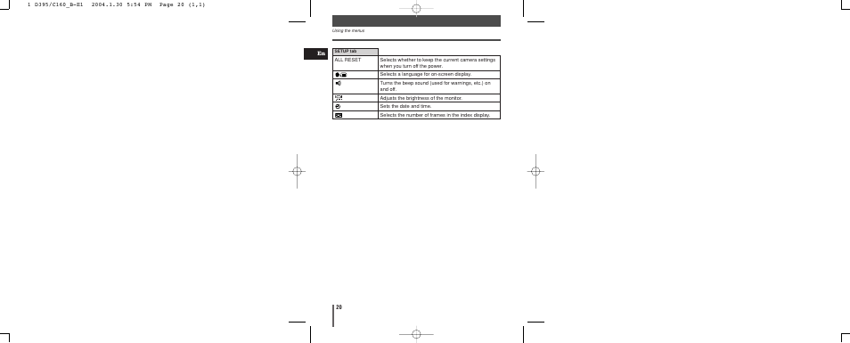 Olympus CAMEDIA C-160 User Manual | Page 20 / 148