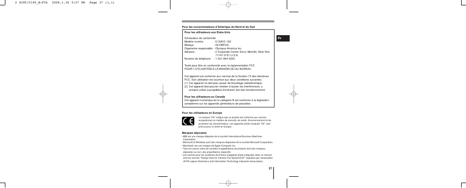 Olympus CAMEDIA C-160 User Manual | Page 37 / 148