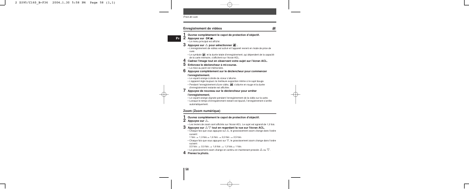 Olympus CAMEDIA C-160 User Manual | Page 58 / 148