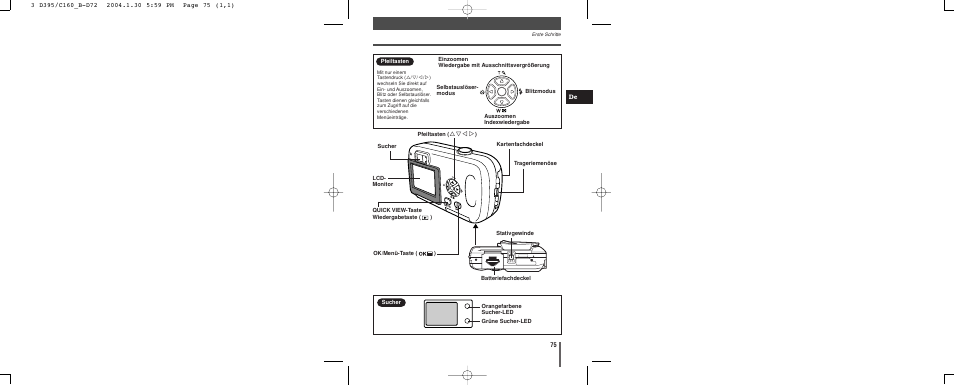 Olympus CAMEDIA C-160 User Manual | Page 75 / 148