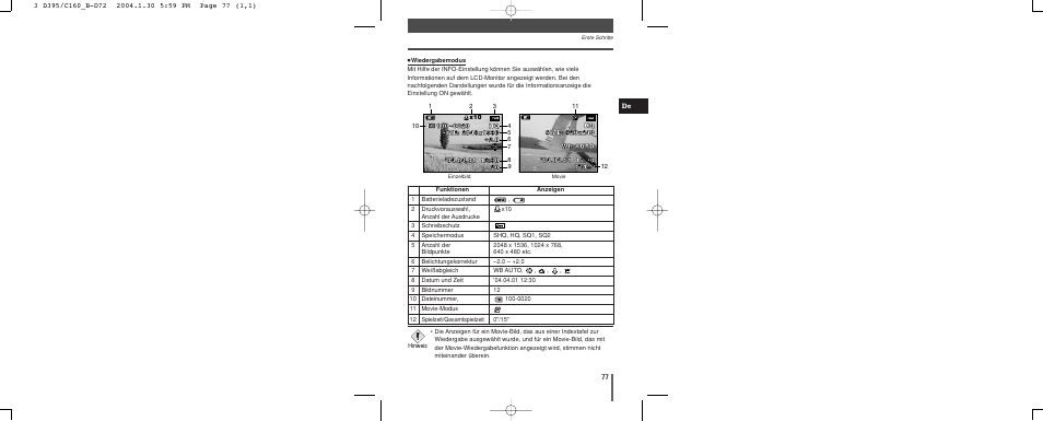 Olympus CAMEDIA C-160 User Manual | Page 77 / 148