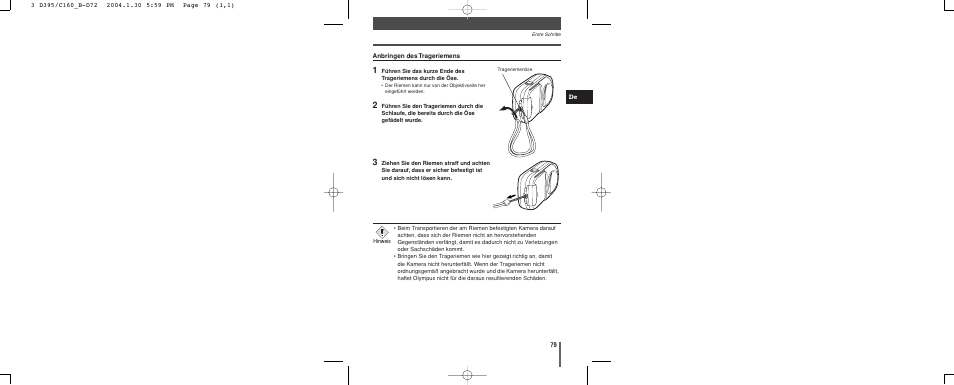 Olympus CAMEDIA C-160 User Manual | Page 79 / 148