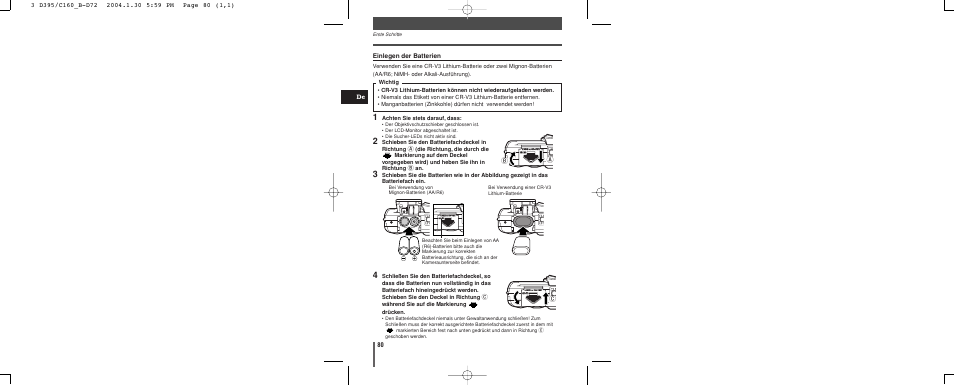 Olympus CAMEDIA C-160 User Manual | Page 80 / 148