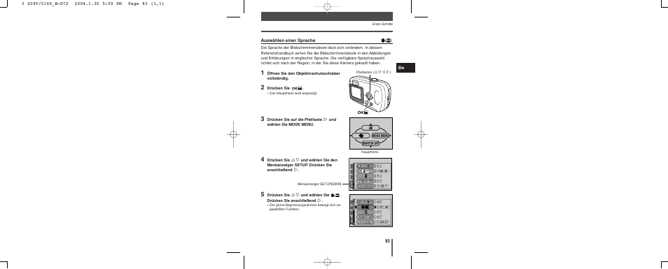 Olympus CAMEDIA C-160 User Manual | Page 83 / 148