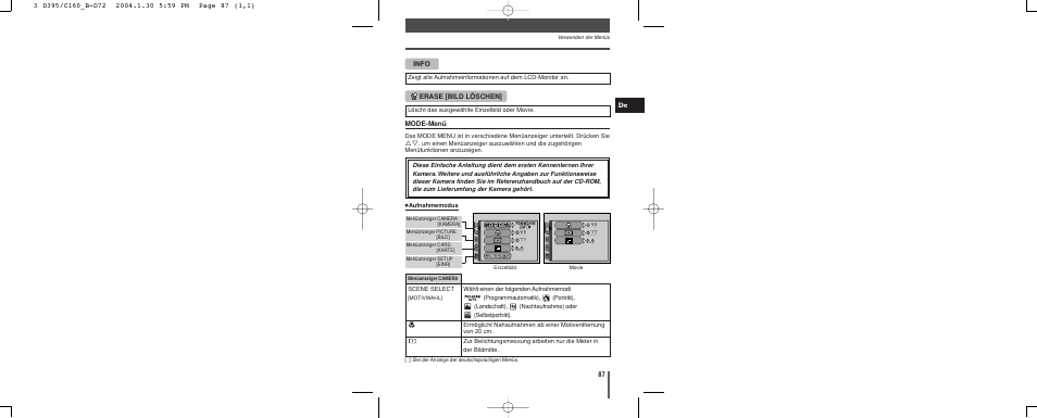 Olympus CAMEDIA C-160 User Manual | Page 87 / 148