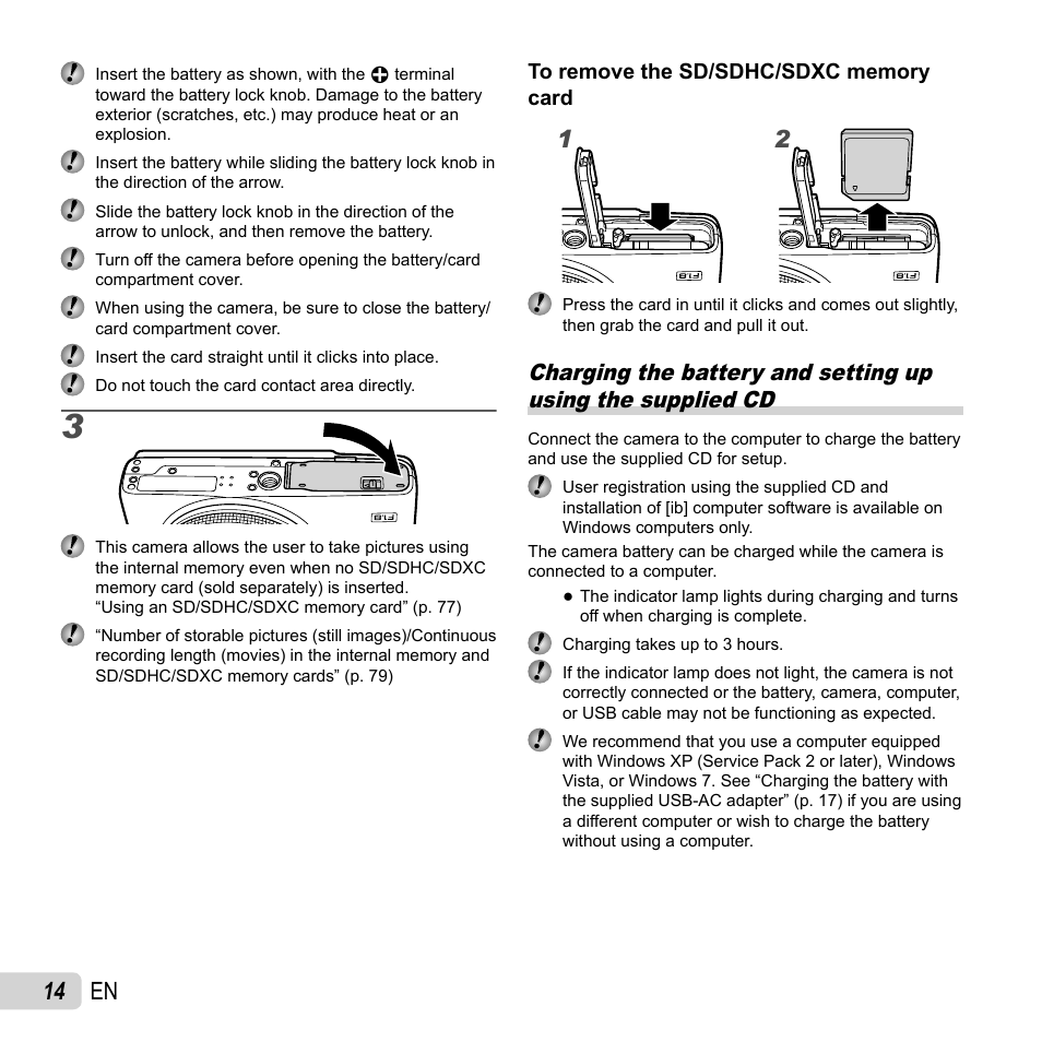 14 en | Olympus XZ-1 User Manual | Page 14 / 94
