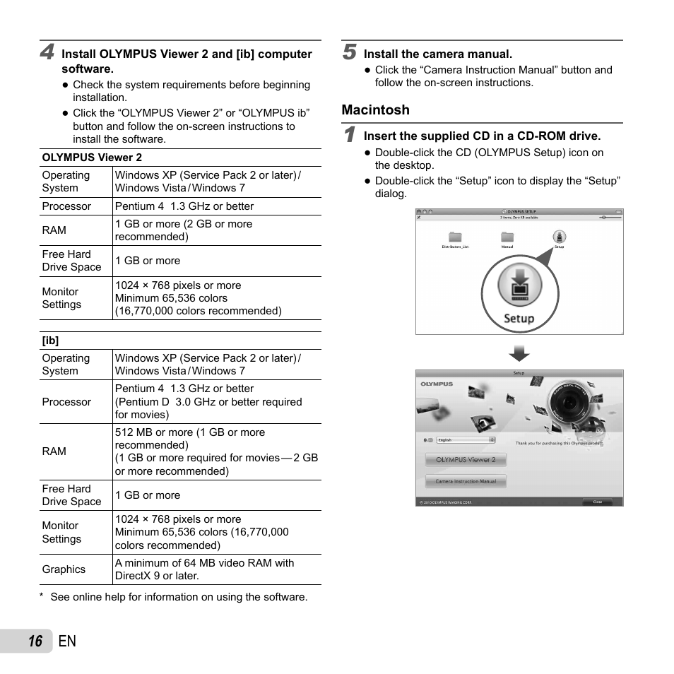 16 en | Olympus XZ-1 User Manual | Page 16 / 94