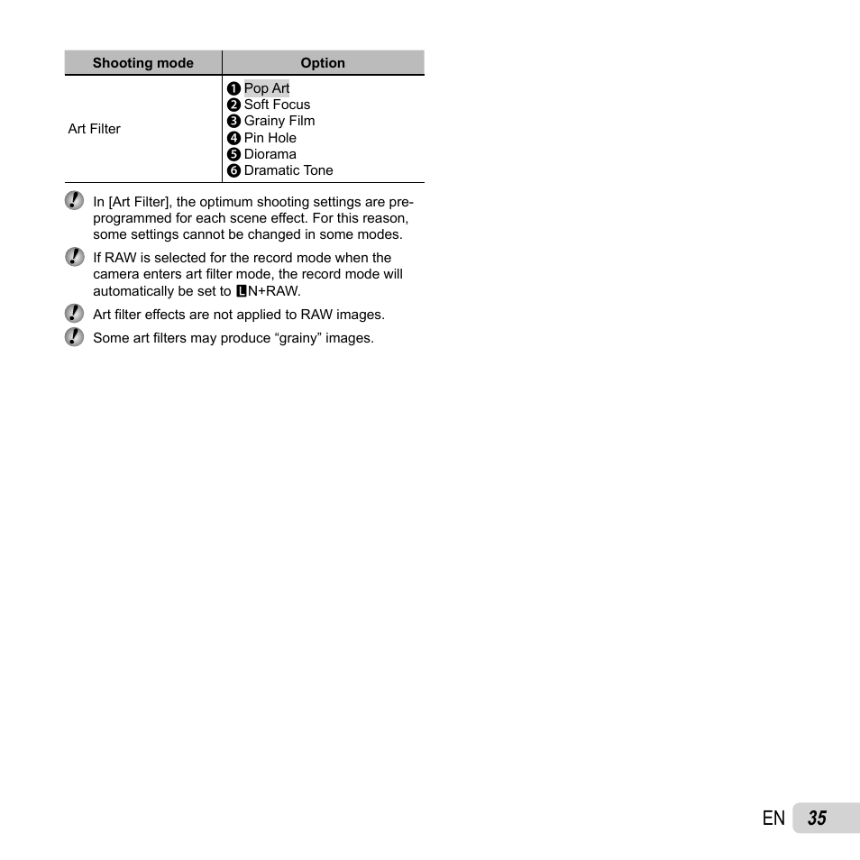35 en | Olympus XZ-1 User Manual | Page 35 / 94