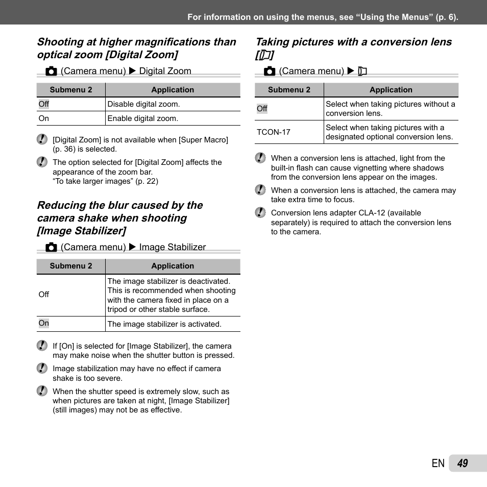 49 en | Olympus XZ-1 User Manual | Page 49 / 94