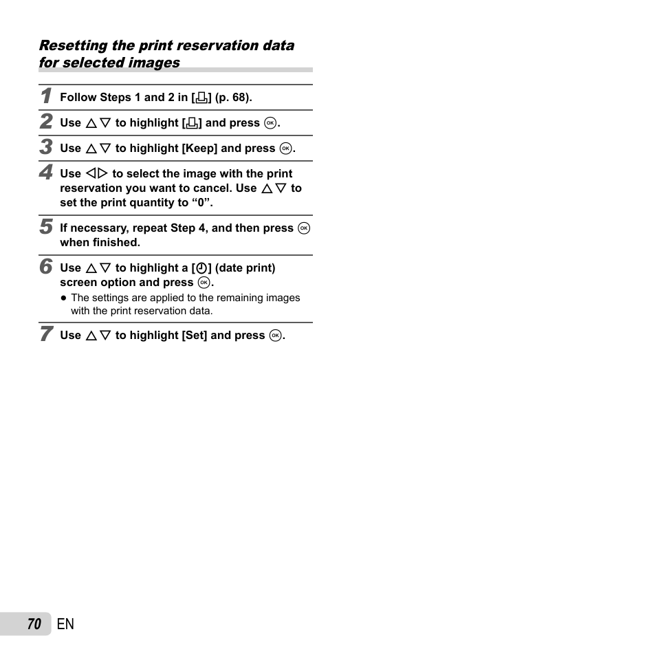 Olympus XZ-1 User Manual | Page 70 / 94