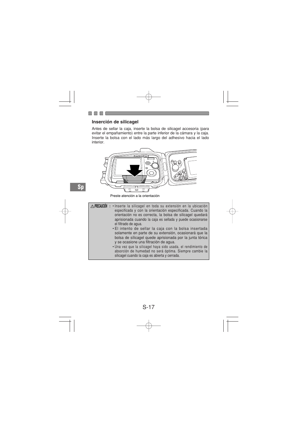 S-17 | Olympus PT-026 User Manual | Page 138 / 164