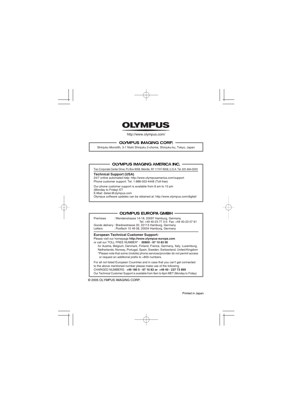 Olympus PT-026 User Manual | Page 164 / 164