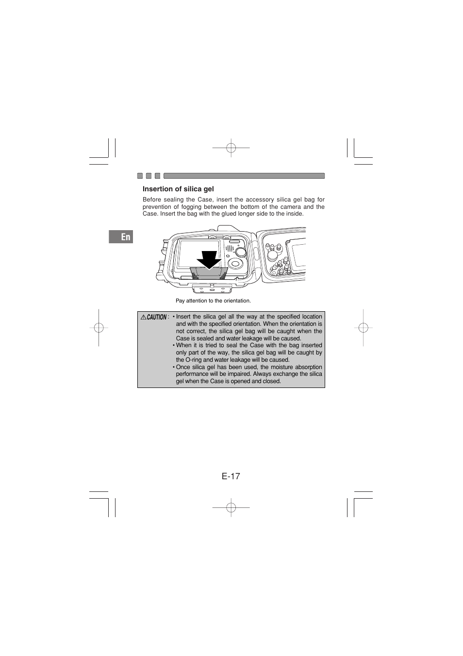 E-17 | Olympus PT-026 User Manual | Page 18 / 164