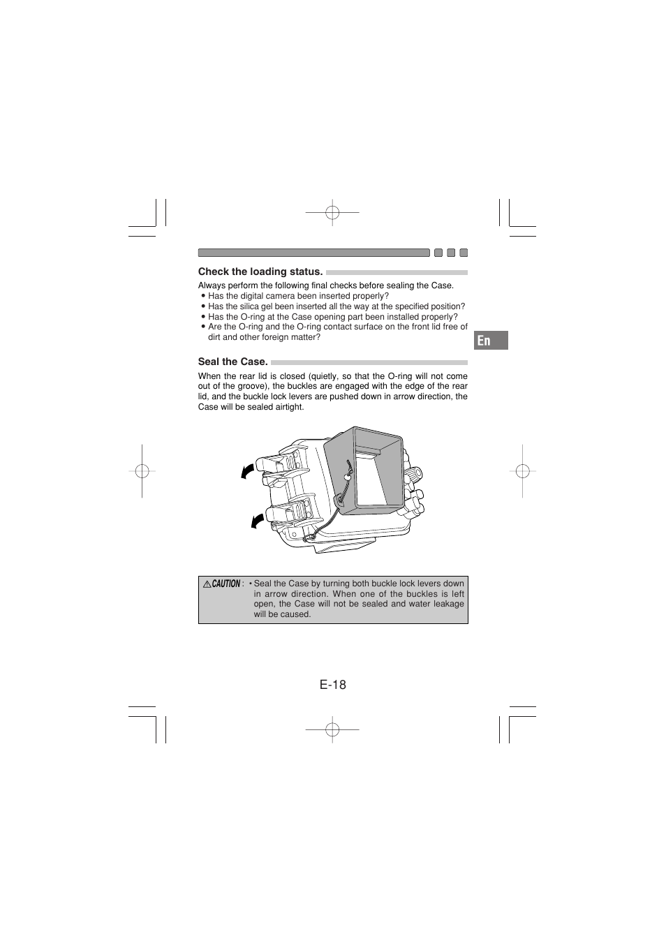 E-18 | Olympus PT-026 User Manual | Page 19 / 164