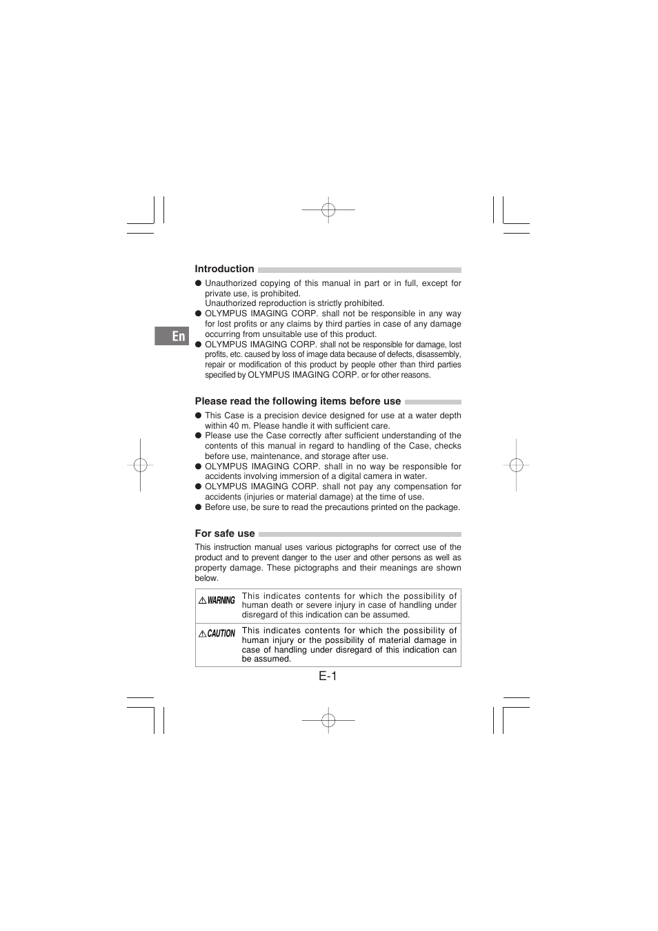 Olympus PT-026 User Manual | Page 2 / 164