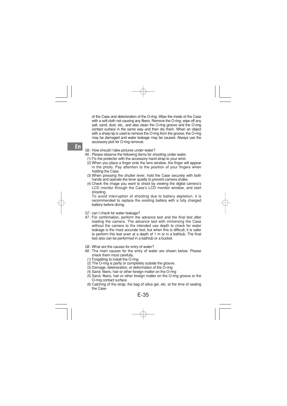E-35 | Olympus PT-026 User Manual | Page 36 / 164