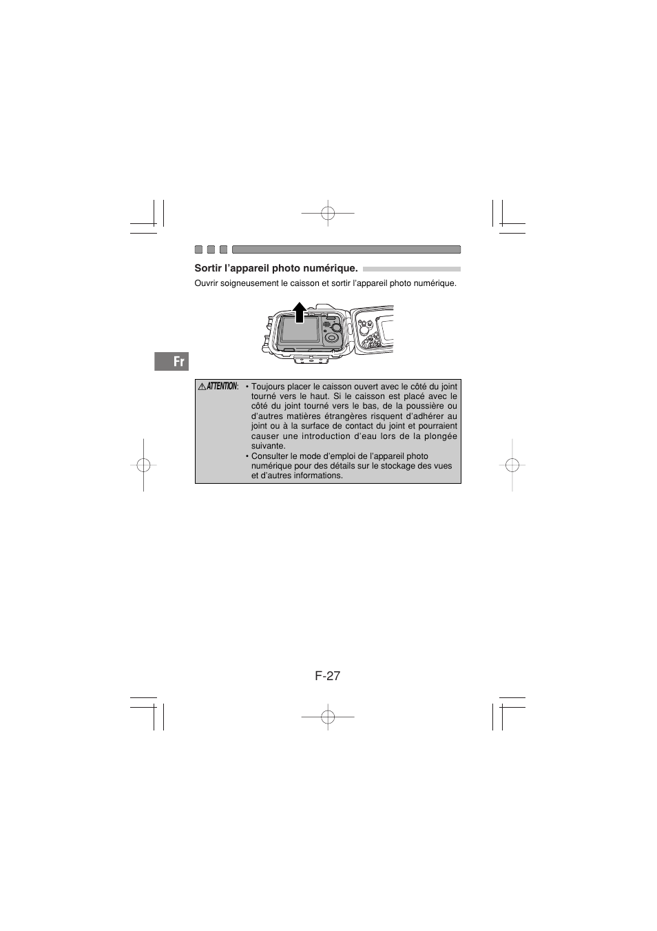 F-27 | Olympus PT-026 User Manual | Page 68 / 164