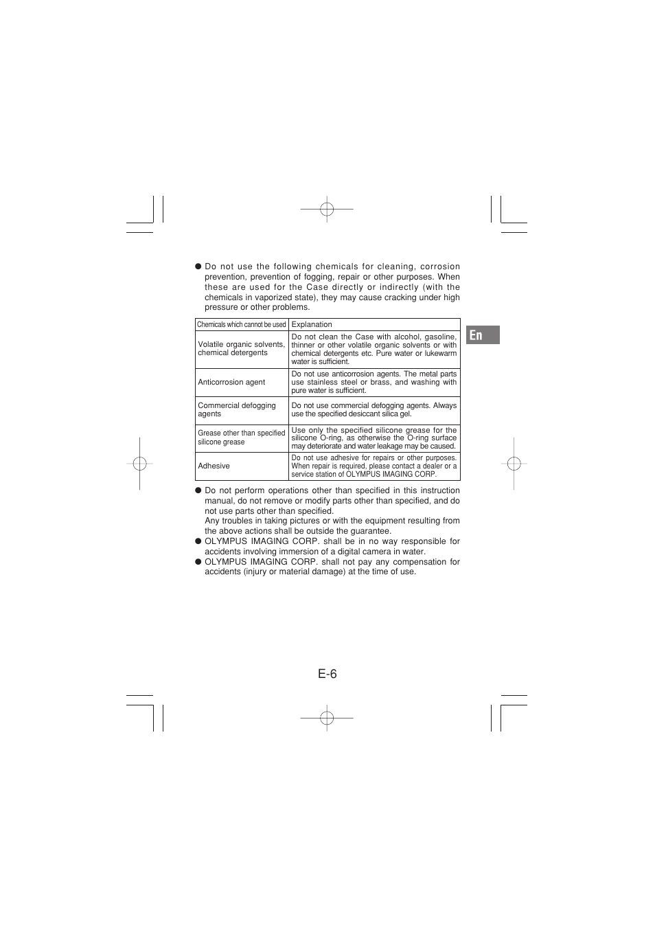 Olympus PT-026 User Manual | Page 7 / 164