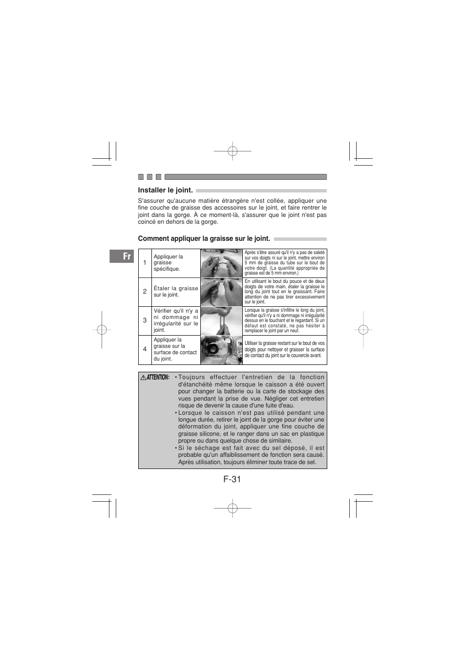 F-31 | Olympus PT-026 User Manual | Page 72 / 164