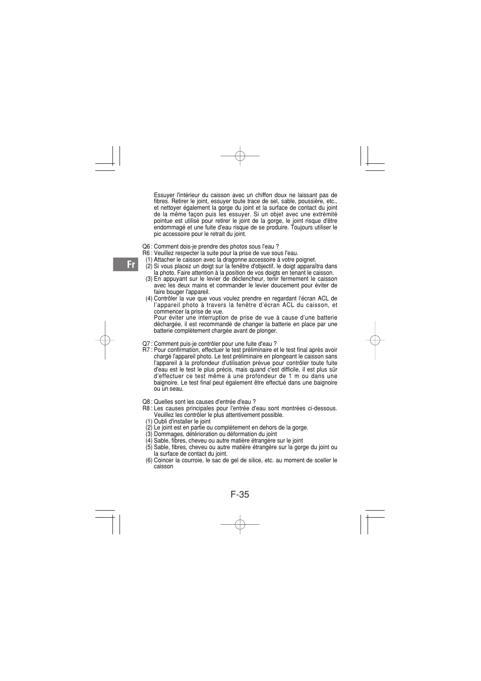 F-35 | Olympus PT-026 User Manual | Page 76 / 164