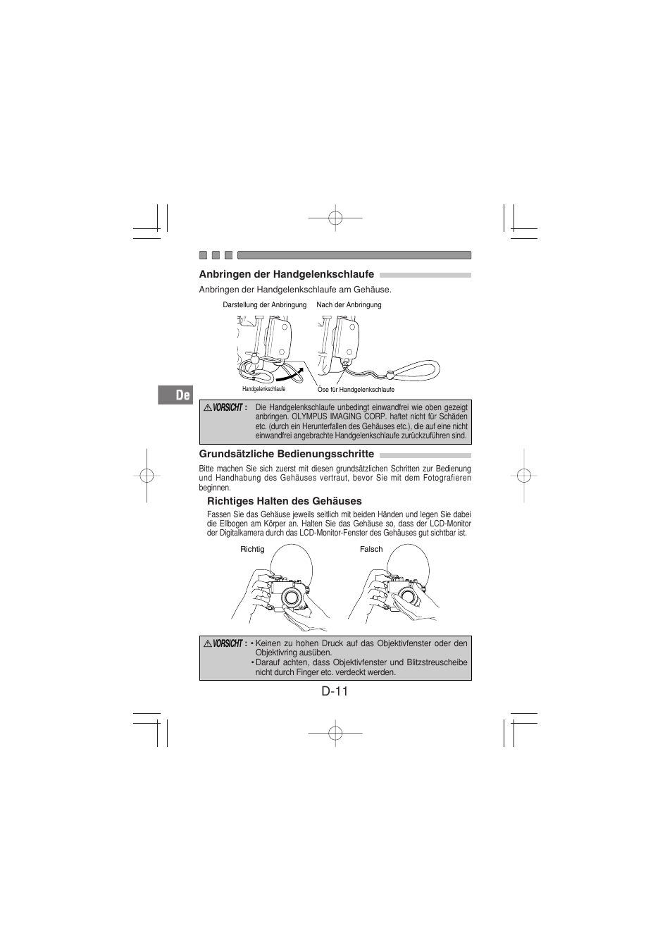 D-11 | Olympus PT-026 User Manual | Page 92 / 164