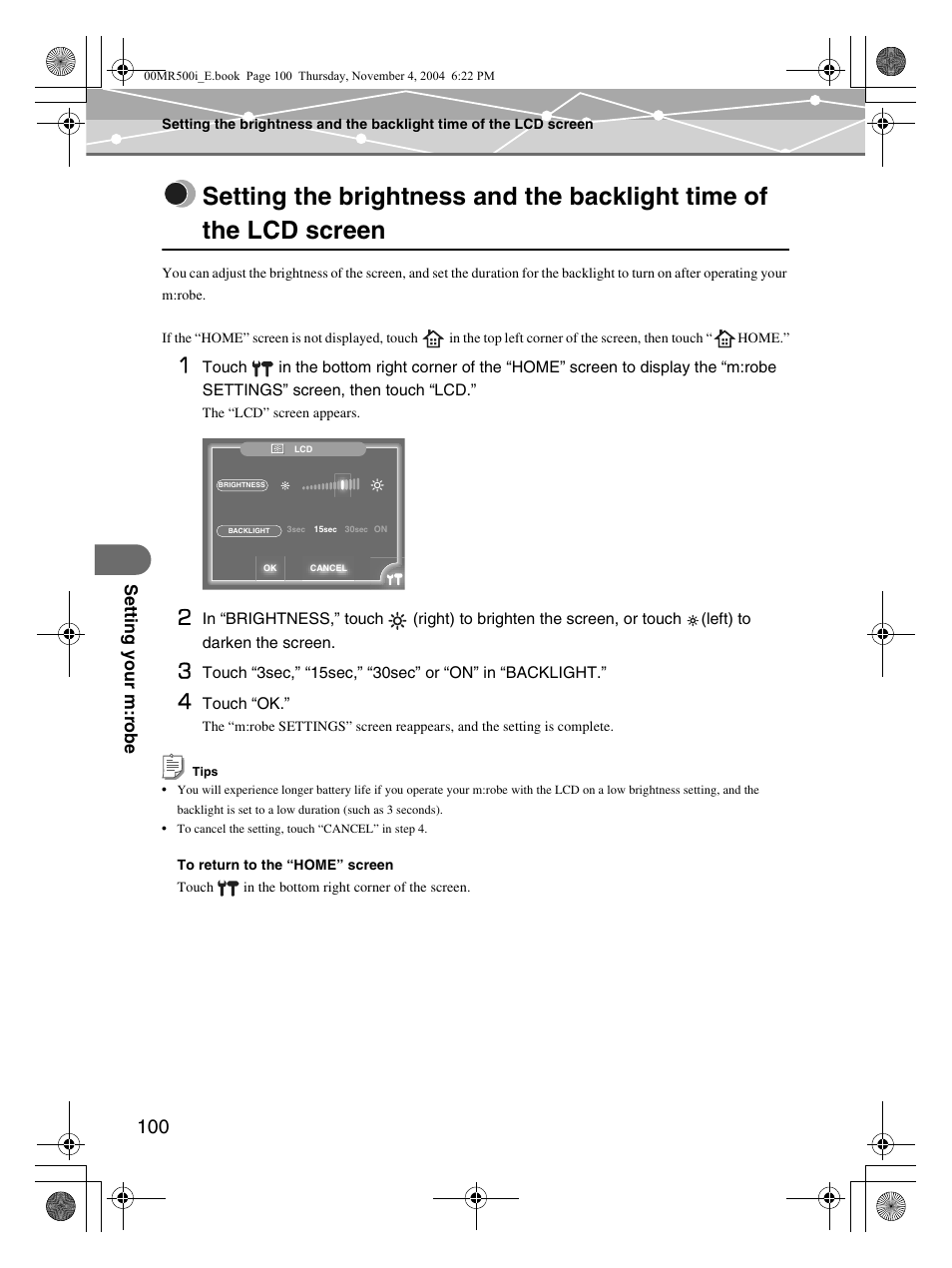 Olympus MR-500i User Manual | Page 100 / 117