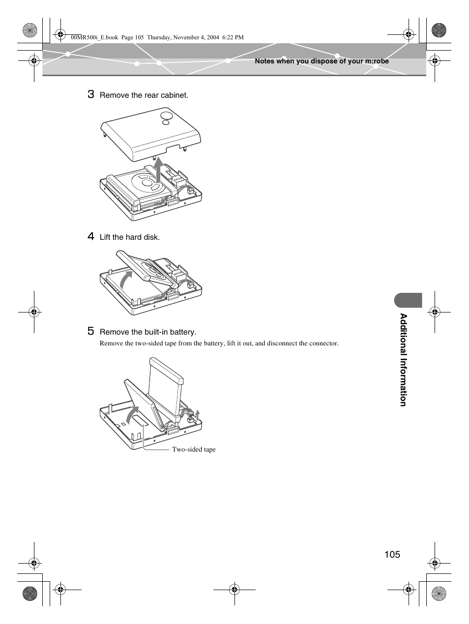 Olympus MR-500i User Manual | Page 105 / 117