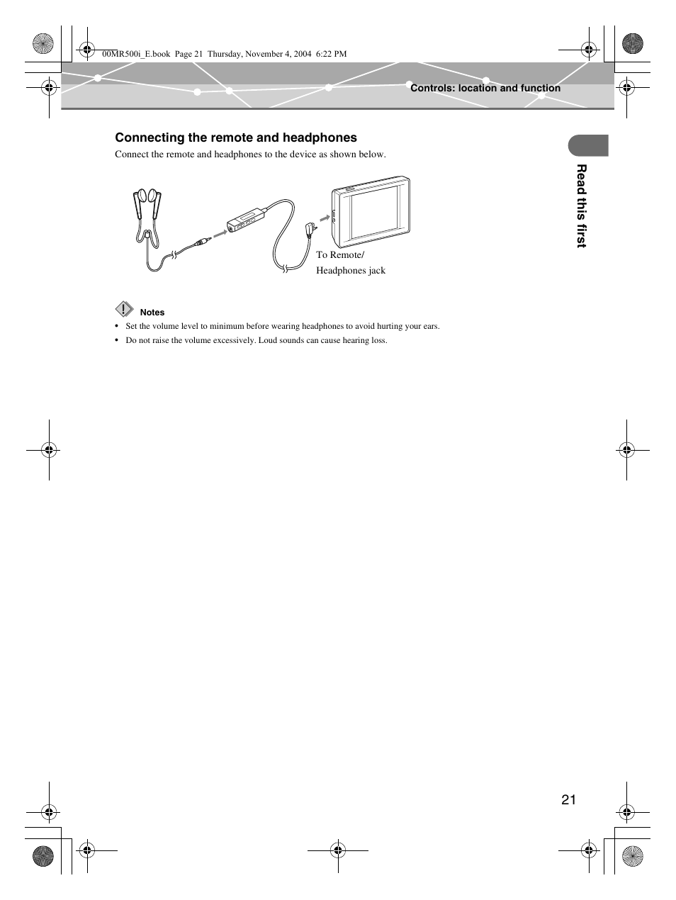 Olympus MR-500i User Manual | Page 21 / 117