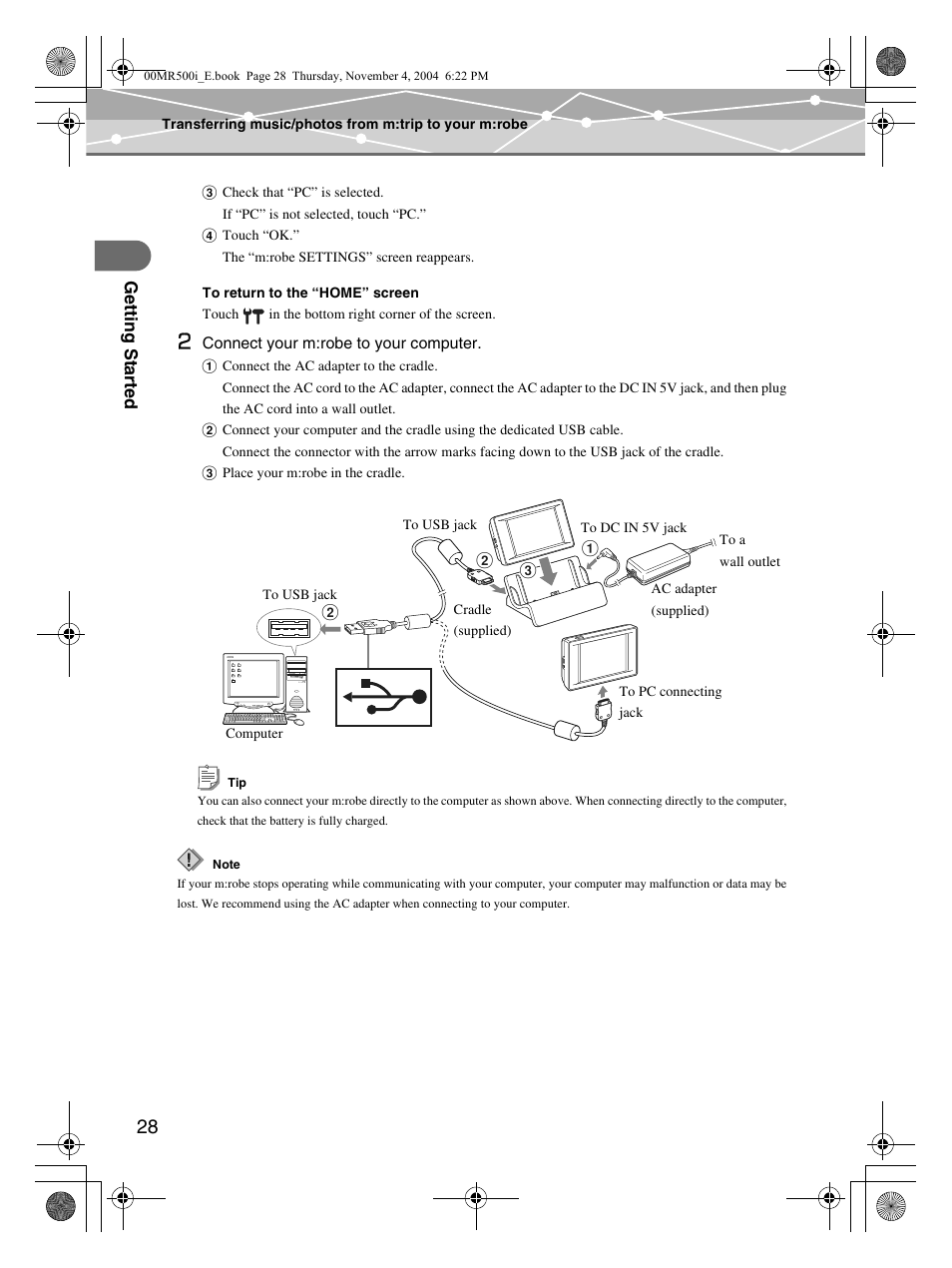 Olympus MR-500i User Manual | Page 28 / 117