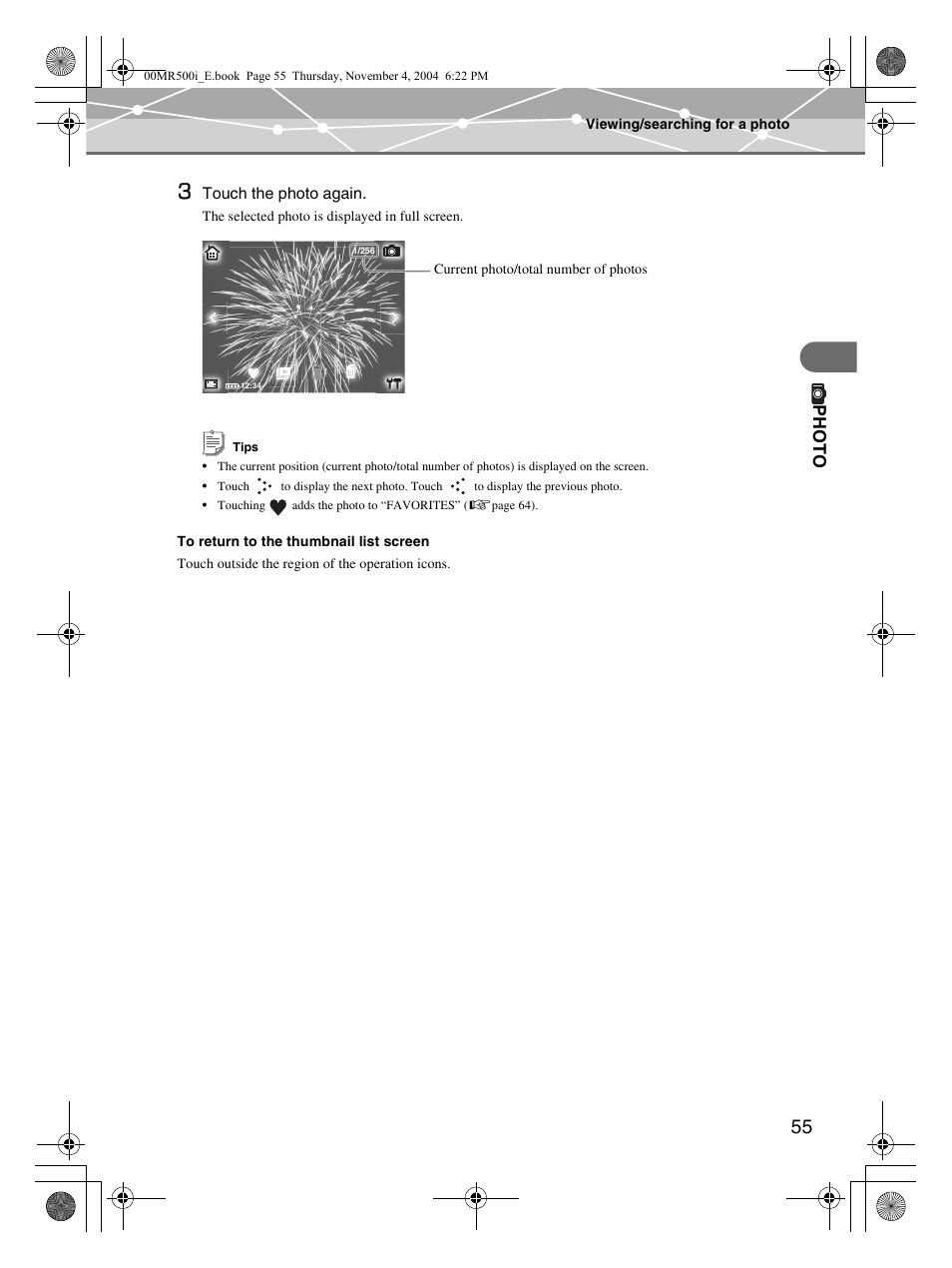 Ph oto | Olympus MR-500i User Manual | Page 55 / 117