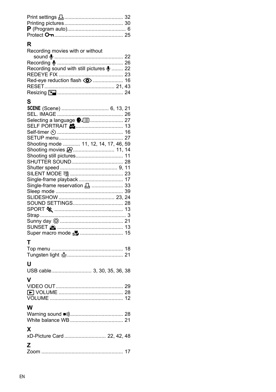 Olympus FE-330 User Manual | Page 62 / 63