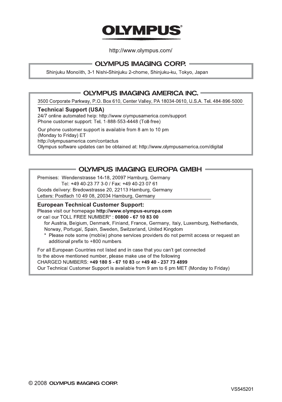 Olympus FE-330 User Manual | Page 63 / 63