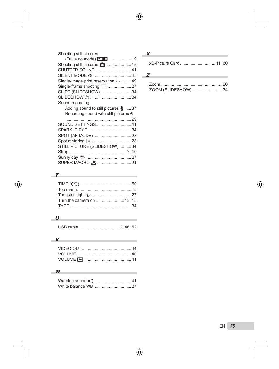 Olympus 9000 User Manual | Page 75 / 78