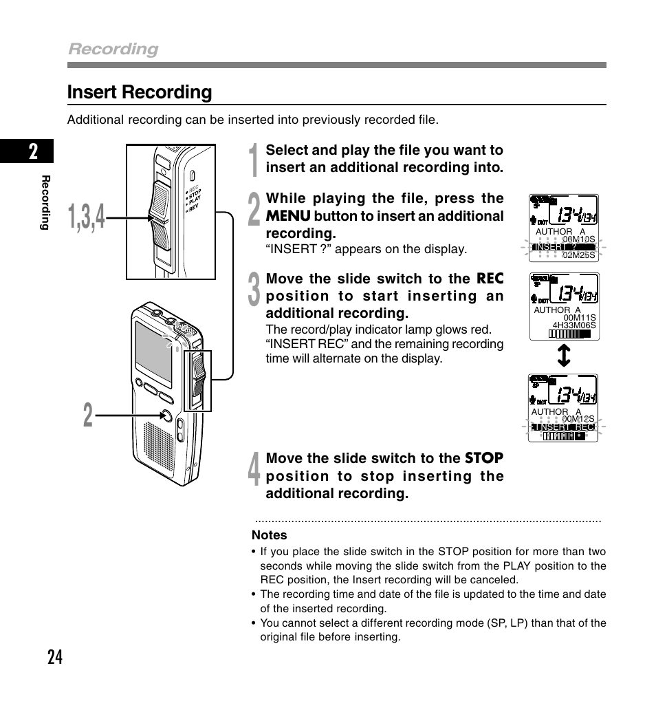 Olympus DS-4000 User Manual | Page 24 / 60