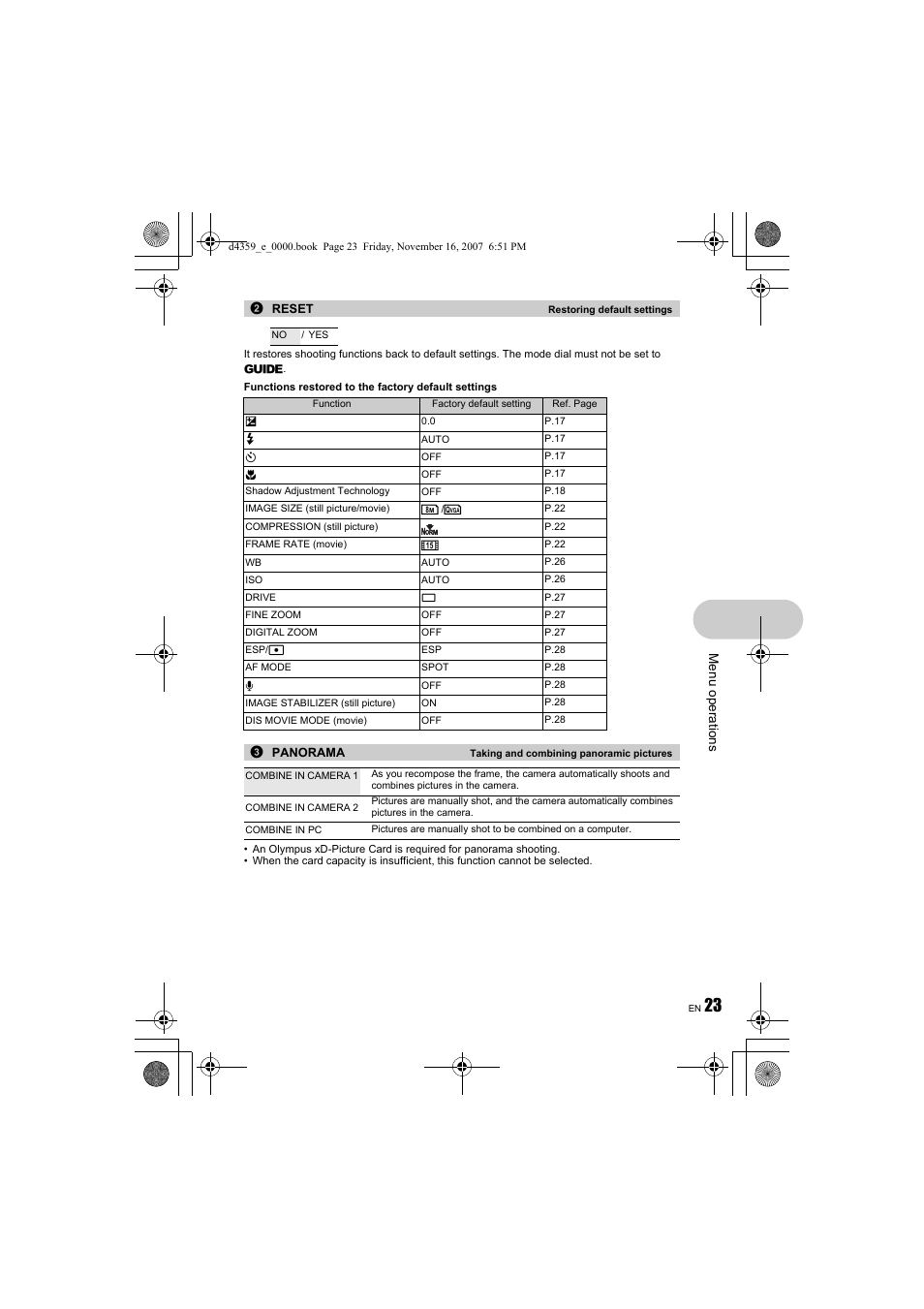 Olympus 840 User Manual | Page 23 / 84