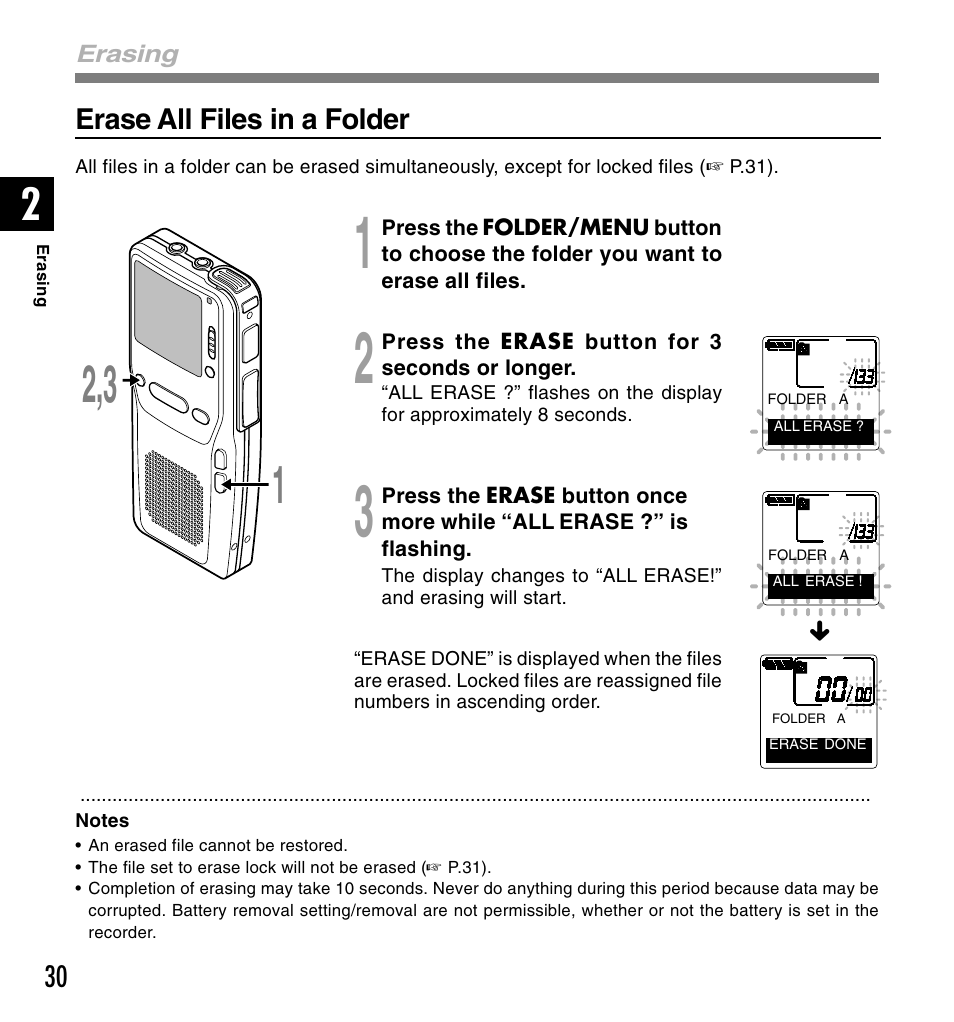Olympus DS-2300 User Manual | Page 30 / 86