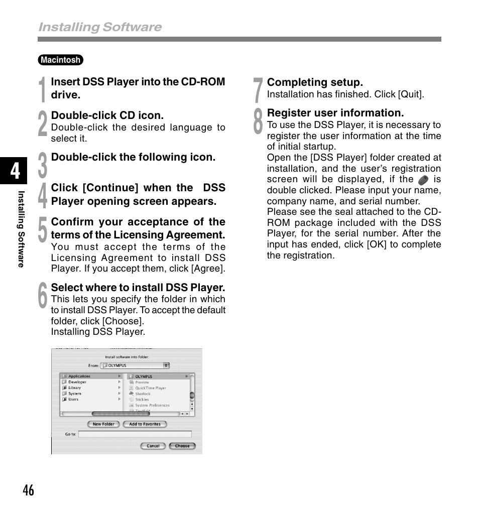 Olympus DS-2300 User Manual | Page 46 / 86