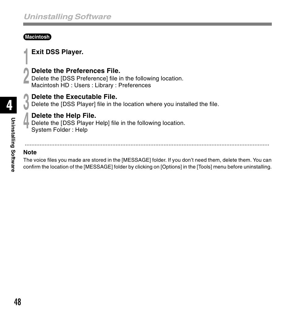 Olympus DS-2300 User Manual | Page 48 / 86