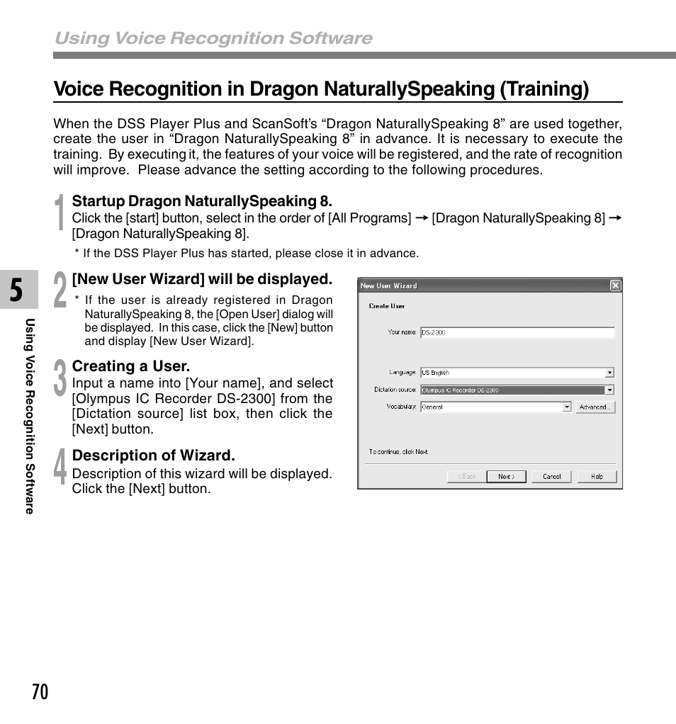 Olympus DS-2300 User Manual | Page 70 / 86