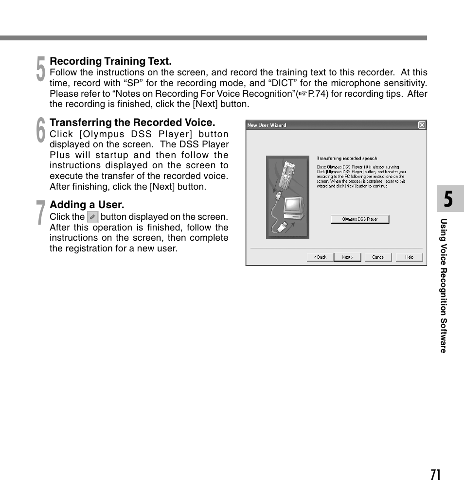 Olympus DS-2300 User Manual | Page 71 / 86